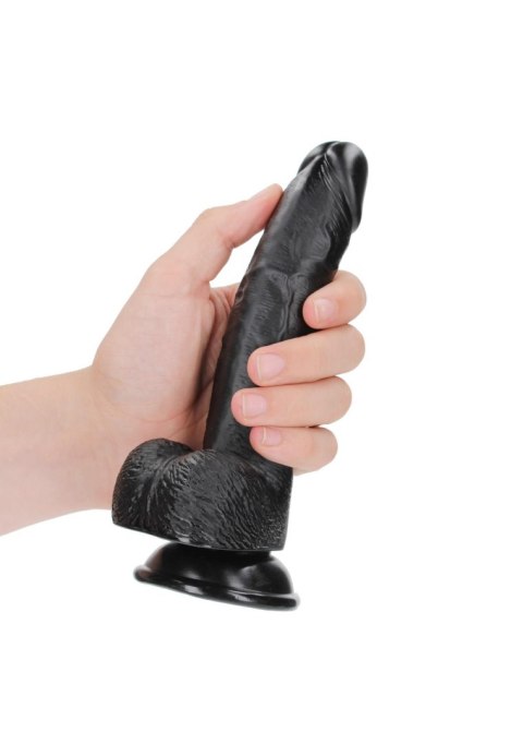 Curved Realistic Dildo Balls Suction Cup - 7""""/ 18 cm RealRock Curved Realistic Dildo Balls Suction Cup - 7""""/ 18 cm RealRock