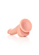 Curved Realistic Dildo Balls Suction Cup - 7""""/ 18 cm RealRock Curved Realistic Dildo Balls Suction Cup - 7""""/ 18 cm RealRock