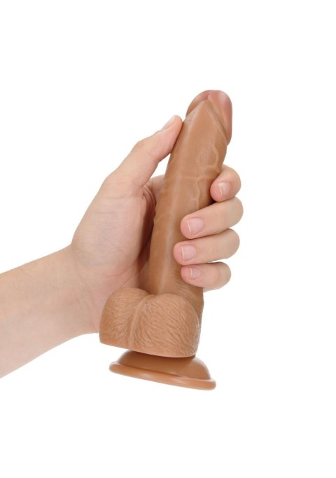 Curved Realistic Dildo Balls Suction Cup - 7""""/ 18 cm RealRock Curved Realistic Dildo Balls Suction Cup - 7""""/ 18 cm RealRock