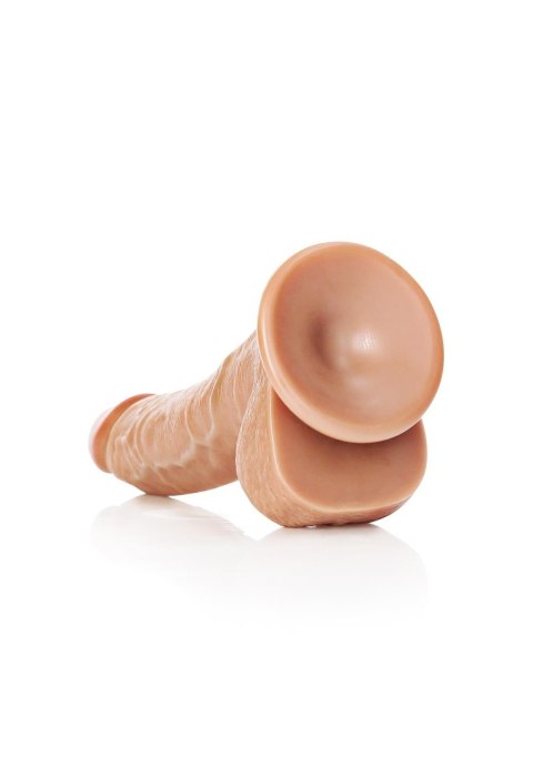Curved Realistic Dildo Balls Suction Cup - 8""""/ 20,5 cm RealRock Curved Realistic Dildo Balls Suction Cup - 8""""/ 20,5 cm RealRock