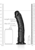 Curved Realistic Dildo with Suction Cup - 9""""/ 23 cm RealRock Curved Realistic Dildo with Suction Cup - 9""""/ 23 cm RealRock