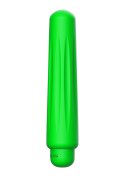 Delia - ABS Bullet With Sleeve - 10-Speeds - Green Luminous Delia - ABS Bullet With Sleeve - 10-Speeds - Green Luminous
