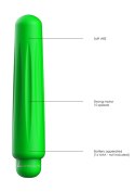 Delia - ABS Bullet With Sleeve - 10-Speeds - Green Luminous Delia - ABS Bullet With Sleeve - 10-Speeds - Green Luminous