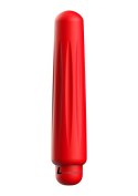 Delia - ABS Bullet With Sleeve - 10-Speeds - Red Luminous Delia - ABS Bullet With Sleeve - 10-Speeds - Red Luminous