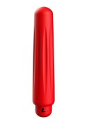 Delia - ABS Bullet With Sleeve - 10-Speeds - Red Luminous Delia - ABS Bullet With Sleeve - 10-Speeds - Red Luminous