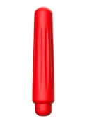 Delia - ABS Bullet With Sleeve - 10-Speeds - Red Luminous Delia - ABS Bullet With Sleeve - 10-Speeds - Red Luminous
