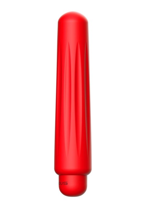 Delia - ABS Bullet With Sleeve - 10-Speeds - Red Luminous Delia - ABS Bullet With Sleeve - 10-Speeds - Red Luminous