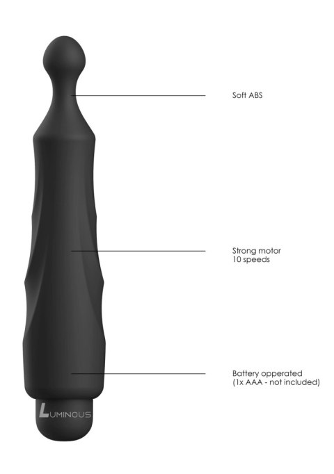 Dido - ABS Bullet With Sleeve - 10-Speeds - Black Luminous Dido - ABS Bullet With Sleeve - 10-Speeds - Black Luminous