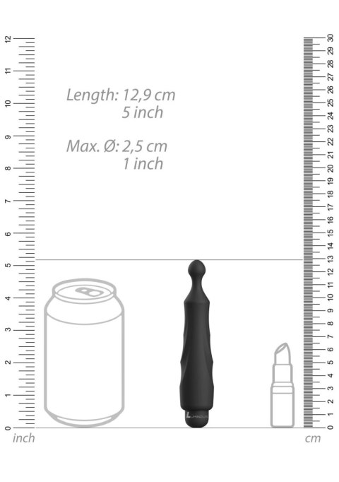 Dido - ABS Bullet With Sleeve - 10-Speeds - Black Luminous Dido - ABS Bullet With Sleeve - 10-Speeds - Black Luminous