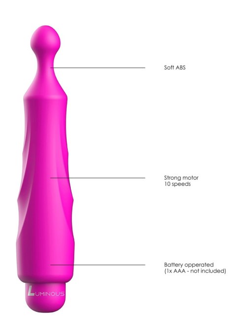 Dido - ABS Bullet With Sleeve - 10-Speeds - Fuchsia Luminous Dido - ABS Bullet With Sleeve - 10-Speeds - Fuchsia Luminous