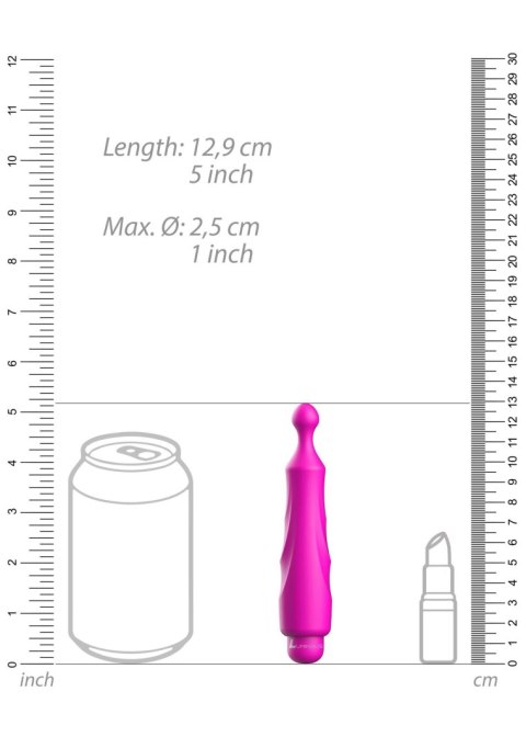 Dido - ABS Bullet With Sleeve - 10-Speeds - Fuchsia Luminous Dido - ABS Bullet With Sleeve - 10-Speeds - Fuchsia Luminous