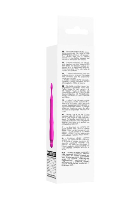 Dido - ABS Bullet With Sleeve - 10-Speeds - Fuchsia Luminous Dido - ABS Bullet With Sleeve - 10-Speeds - Fuchsia Luminous
