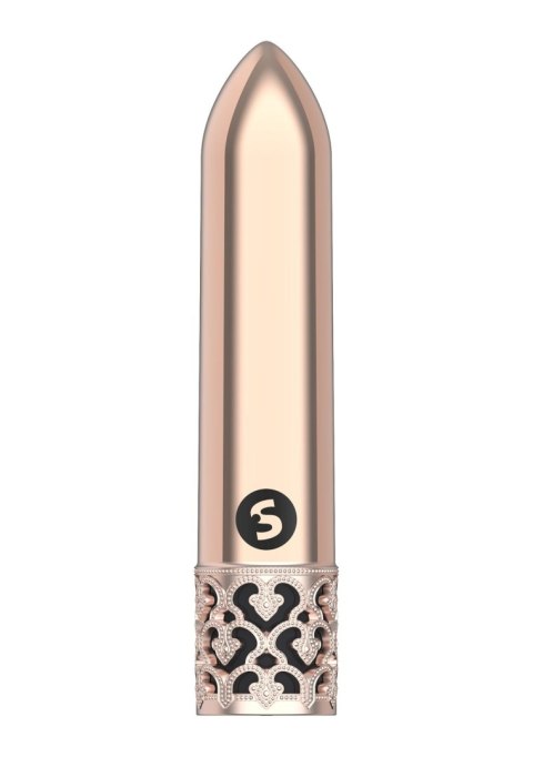 Glitz - Rechargeable ABS Bullet - Rose Gold Royal Gems Glitz - Rechargeable ABS Bullet - Rose Gold Royal Gems
