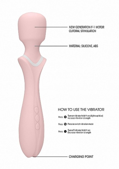 Loveline - Massage Wand - Jiggle - Pink Loveline Loveline - Massage Wand - Jiggle - Pink Loveline