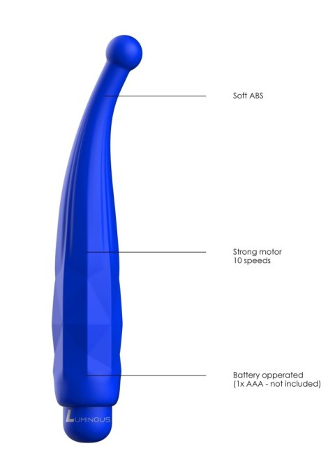 Lyra - ABS Bullet With Sleeve - 10-Speeds - Royal Blue Luminous Lyra - ABS Bullet With Sleeve - 10-Speeds - Royal Blue Luminous