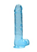 Realistic Dildo with Balls - 10""""/ 25,4 cm RealRock Realistic Dildo with Balls - 10""""/ 25,4 cm RealRock