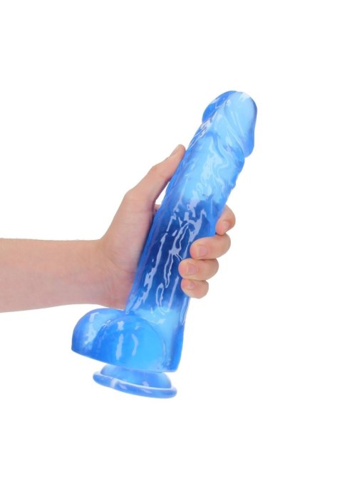 Realistic Dildo with Balls - 10""""/ 25,4 cm RealRock Realistic Dildo with Balls - 10""""/ 25,4 cm RealRock