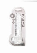 Realistic Dildo with Balls - 10""""/ 25,4 cm RealRock Realistic Dildo with Balls - 10""""/ 25,4 cm RealRock
