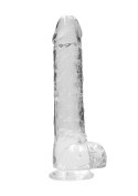 Realistic Dildo with Balls - 10""""/ 25,4 cm RealRock Realistic Dildo with Balls - 10""""/ 25,4 cm RealRock