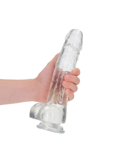 Realistic Dildo with Balls - 10""""/ 25,4 cm RealRock Realistic Dildo with Balls - 10""""/ 25,4 cm RealRock