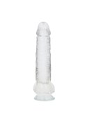 Realistic Dildo with Balls - 10""""/ 25,4 cm RealRock Realistic Dildo with Balls - 10""""/ 25,4 cm RealRock