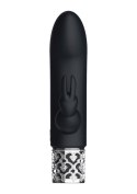 Dazzling - Rechargeable Silicone Bullet - Black Royal Gems Dazzling - Rechargeable Silicone Bullet - Black Royal Gems