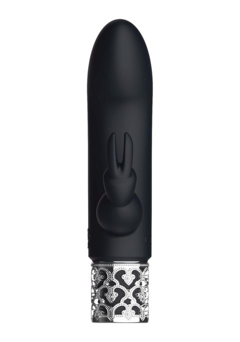 Dazzling - Rechargeable Silicone Bullet - Black Royal Gems Dazzling - Rechargeable Silicone Bullet - Black Royal Gems