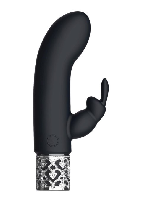 Dazzling - Rechargeable Silicone Bullet - Black Royal Gems Dazzling - Rechargeable Silicone Bullet - Black Royal Gems