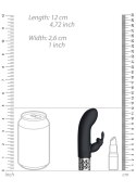 Dazzling - Rechargeable Silicone Bullet - Black Royal Gems Dazzling - Rechargeable Silicone Bullet - Black Royal Gems