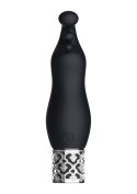 Exquisite - Rechargeable Silicone Bullet - Black Royal Gems Exquisite - Rechargeable Silicone Bullet - Black Royal Gems