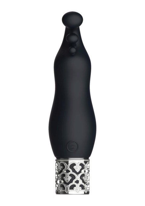 Exquisite - Rechargeable Silicone Bullet - Black Royal Gems Exquisite - Rechargeable Silicone Bullet - Black Royal Gems
