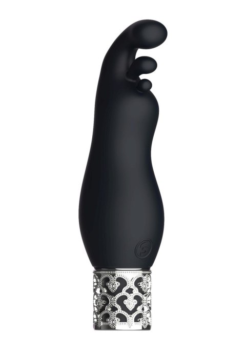 Exquisite - Rechargeable Silicone Bullet - Black Royal Gems Exquisite - Rechargeable Silicone Bullet - Black Royal Gems