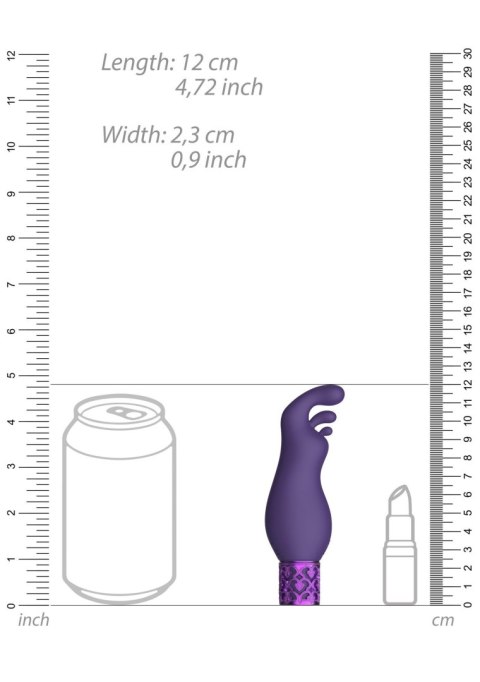 Exquisite - Rechargeable Silicone Bullet - Purple Royal Gems Exquisite - Rechargeable Silicone Bullet - Purple Royal Gems