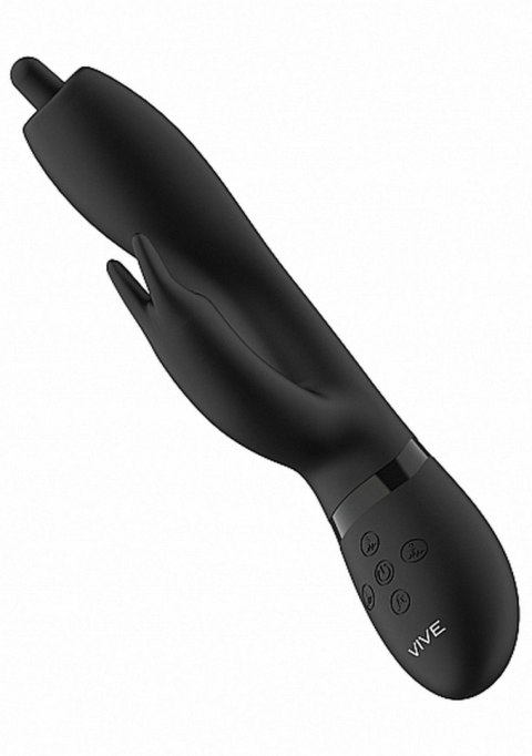 Nilo - Pinpoint Rotating G-spot Rabbit - Black Vive Nilo - Pinpoint Rotating G-spot Rabbit - Black Vive
