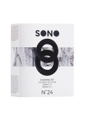 No.24 - Cockring Set - Black Sono No.24 - Cockring Set - Black Sono