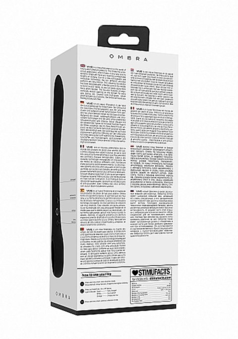 Ombra - Bendable Vibrator Punkt G - Black Vive Ombra - Bendable Vibrator Punkt G - Black Vive