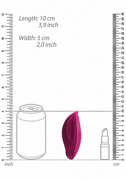 Stymulator Minu - Lay On Vibrator - Pink Vive Stymulator Minu - Lay On Vibrator - Pink Vive