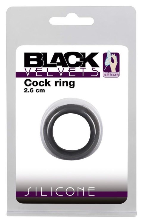Black Velvets Cock Ring 2.6 cm Black Velvets Black Velvets Cock Ring 2.6 cm Black Velvets