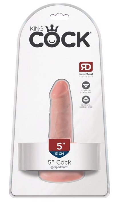Pipedream King Cock - realistyczne dildo z przyssawką, 5"