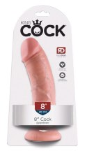King Cock 8 inch Skin-coloured King Cock King Cock 8 inch Skin-coloured King Cock