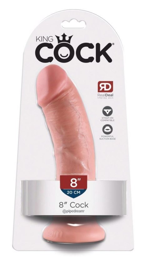 King Cock 8 inch Skin-coloured King Cock King Cock 8 inch Skin-coloured King Cock