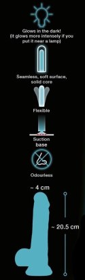 Glow in the Dark Dildo You2Toys Glow in the Dark Dildo You2Toys