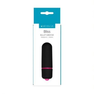 Wibrator-Me You Us Bliss 7 Mode Mini Bullet Vibrator Black Me You Us