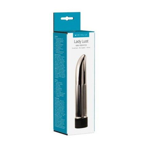 Wibrator- Me You Us Lady Lust Mini Vibrator Silver Me You Us Wibrator- Me You Us Lady Lust Mini Vibrator Silver Me You Us