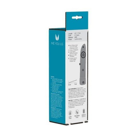 Wibrator- Me You Us Lady Lust Mini Vibrator Silver Me You Us Wibrator- Me You Us Lady Lust Mini Vibrator Silver Me You Us