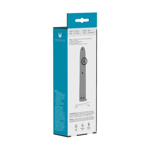 Wibrator- Me You Us Sensuous Smooth Vibrator Silver Me You Us Wibrator- Me You Us Sensuous Smooth Vibrator Silver Me You Us