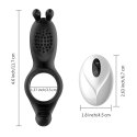 RabbitVibration Cock Ring with remote B - Series Cute RabbitVibration Cock Ring with remote B - Series Cute