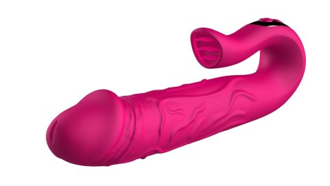 Realistic Tongue Stimulating Dildo Vibrator B - Series Cute Realistic Tongue Stimulating Dildo Vibrator B - Series Cute