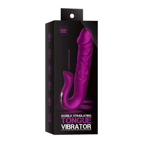 Realistic Tongue Stimulating Dildo Vibrator B - Series Cute Realistic Tongue Stimulating Dildo Vibrator B - Series Cute