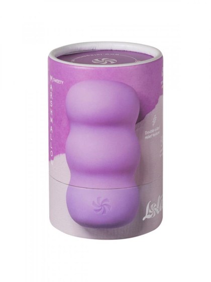 Lola Games Marshmallow Sweety - mini masturbator z reliefem, lawendowy